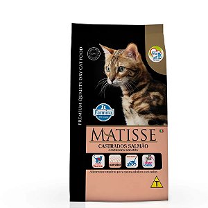 Ração Farmina Matisse Gatos Adultos Castrados Salmão