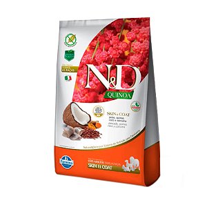 Ração Quinoa N&D para Cães Skin & Coat sabor Peixe