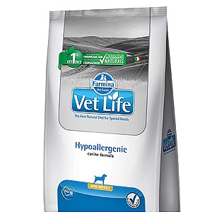 Ração Vet Life Hipoalergênica Mini para Cães Adultos de Pequeno Porte