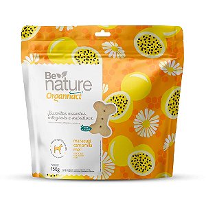 Biscoito Organnact Be Nature para Cães Sabor Maracujá, Camomila e Mel 150 g