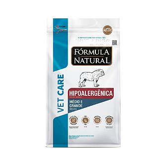 Ração Fórmula Natural Vet Care Hipoalergênica para Cães de Porte Médio e Grande com Hipersensibilidade Alimentar