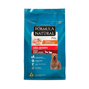 Ração Fórmula Natural Pró para Cães Adultos de Porte Médio e Grande Sabor Frango e Arroz Integral