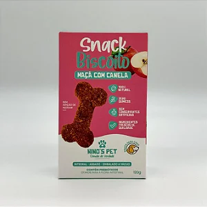 Biscoito de Maçã com Canela Nino's Pet- 120g