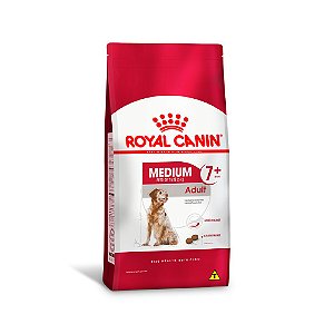 Ração Seca Royal Canin Medium Adult 7+ para Cães Adultos de Porte Médio com 7 Anos ou mais