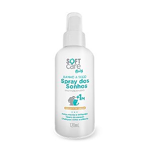 Shampu Banho a Seco Soft Care Baby Spray dos Sonhos para Cães e Gatos Filhotes 120ml