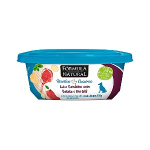 Ração Úmida Fórmula Natural Receitas Caseiras para Cães Adultos Sabor Cordeiro com Batata e Hortelã 270g