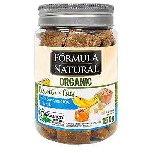 Biscoito Fórmula Natural Organic Cães Adultos Banana 150 g