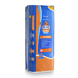 Tapete Higiênico Blue Super 82x60cm - 30 unidades