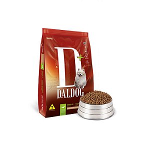 Ração Daldog Sabor Frango com Arroz para Cães Sênior de Raças Pequenas