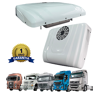 Ar Condicionado De Teto 100% Eletrico Com Gas Caminhao 24v