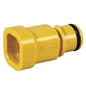 Transição 22x22mm Amarela Lubing Regulador De Pressão
