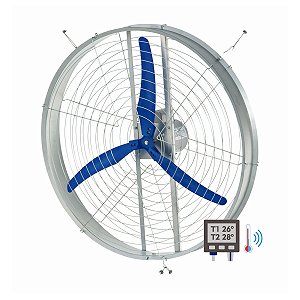 2 UN VENTILADOR INDUSTRIAL 1 METRO COM SENSOR DE TEMPERATURA