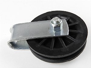 ROLDANA PLASTICA NYLON AVIC INJE 400KG 80 MM SUP U