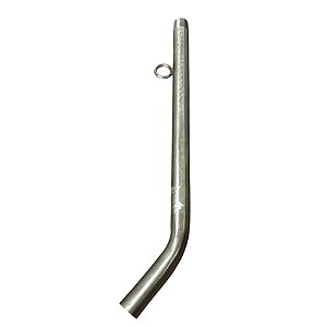 BEBEDOURO SUINO PENDULAR SIMPLES EM INOX 304 - UMA DOBRA 400MM