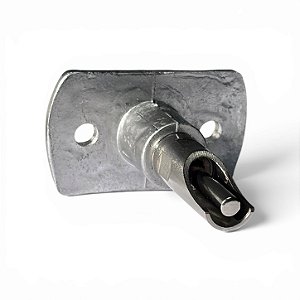 CJ BEBEDOURO SUINO INOX CHUPETA TERMINAÇÃO COM SUPORTE FIXADOR DE ALUMINIO