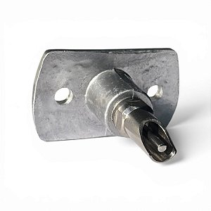 CJ BEBEDOURO SUÍNO INOX CHUPETA CRECHE COM SUPORTE FIXADOR DE ALUMÍNIO
