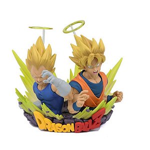 Vegeta e Goku Super Sayajin - Dragon Ball Z Banpresto