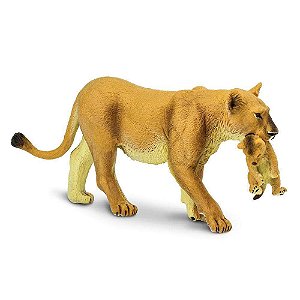 Figura Leoa com filhote Safari Ltd.