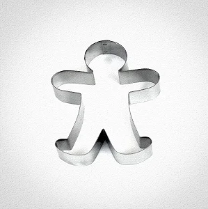 Cortador de biscoito Boneco gengibre de 7,5cm - 500 unidades