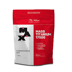 Mass Titanium 17500 Refil Morango (1 4Kg) Max Titanium