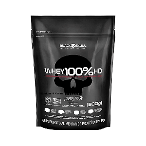 Whey 100% Hd Refil Black Skull - 900G