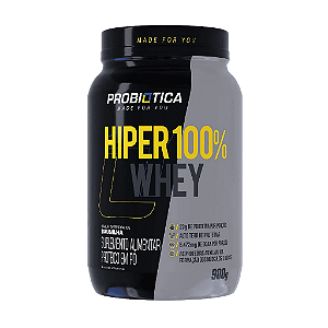 Hiper 100% Whey Protein Probiótica Pote 900G