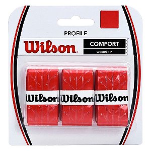 Overgrip Wilson Profile Comfort - Vermelho