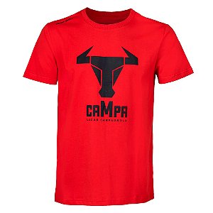 Camiseta Drop Shot Campa Masculina - Vermelha