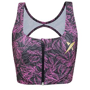 Top Drop Shot Nicole 2.0 - Preto/Rosa