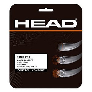 Corda Head Sonic Pro 1.25 mm - Preta