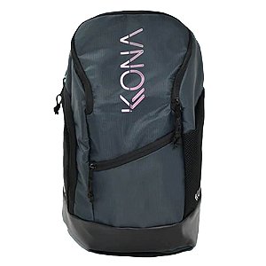 Mochila Kona Plus - Chumbo/Rosa