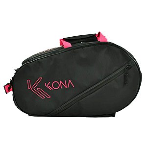 Raqueteira Kona Basic Média - Preto/Rosa