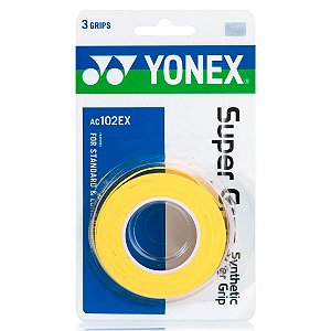 Overgrip Yonex Wet Super Grap - Amarelo