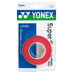 Overgrip Yonex Wet Super Grap - Vermelho