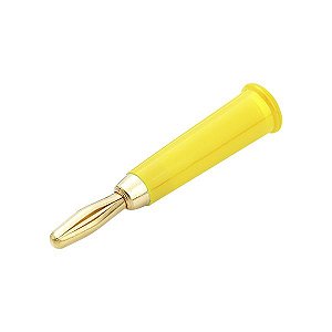 Plug Tipo Banana Amarelo