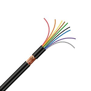 Cabo Manga 10 Vias 26AWG (10x26AWG) - Com Blindagem