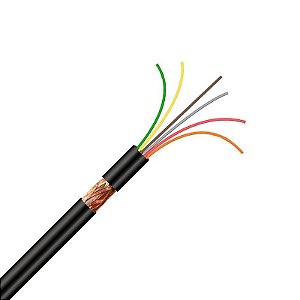 Cabo Manga 6 Vias 26AWG (6x26AWG) - Com Blindagem