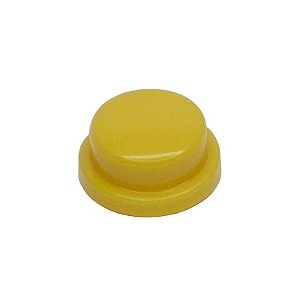 Capa Redonda Para Chave Táctil 6x6x7,3mm - Amarelo