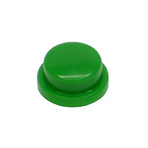 Capa Redonda Para Chave Táctil 6x6x7,3mm - Verde