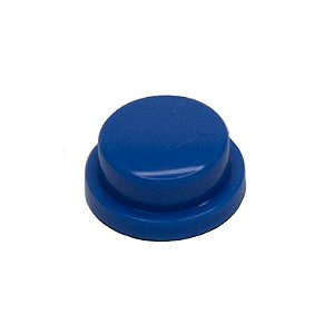 Capa Redonda Para Chave Táctil 6x6x7,3mm - Azul