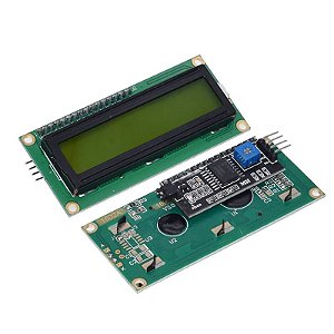 Display LCD 16x2 (Verde) com Módulo Adaptador I2C