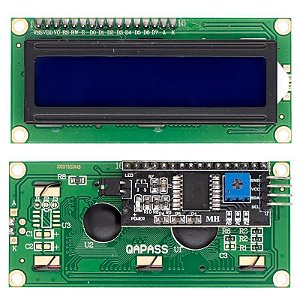 Display LCD 16x2 (Azul) com Módulo Adaptador I2C