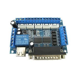 Placa Interface CNC 5 Eixos BOB