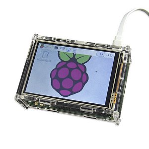 Display LCD TFT Touch 3.5" Raspberry Pi + Case