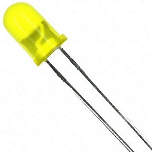 LED Difuso 5mm Amarelo