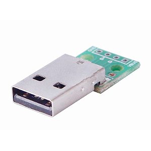 Módulo Adaptador USB Macho Para DIP
