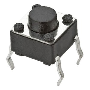 Chave Táctil 6x6x5mm 4 Terminais