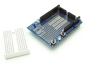 Proto Shield com Mini Protoboard para Arduino Uno