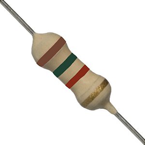 Resistor 1K5 5% (1/2W)