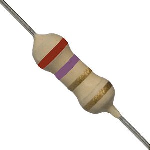 Resistor 2R7 5% (1/2W)